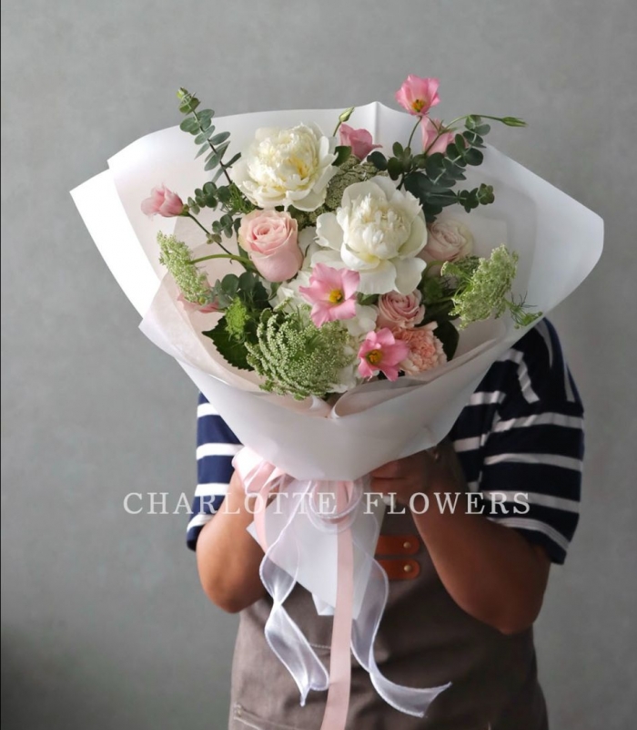 月色薔語．芍藥花束(季節性)