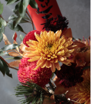 時來運轉．紅金喜氣盆花